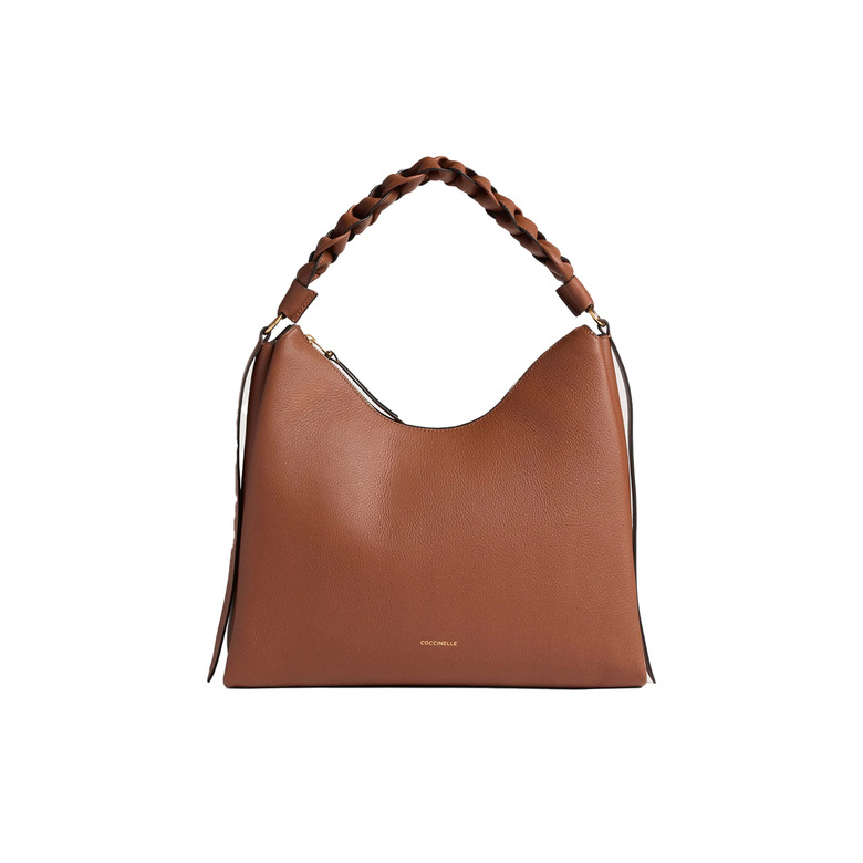 Coccinelle schoudertas cognac 1