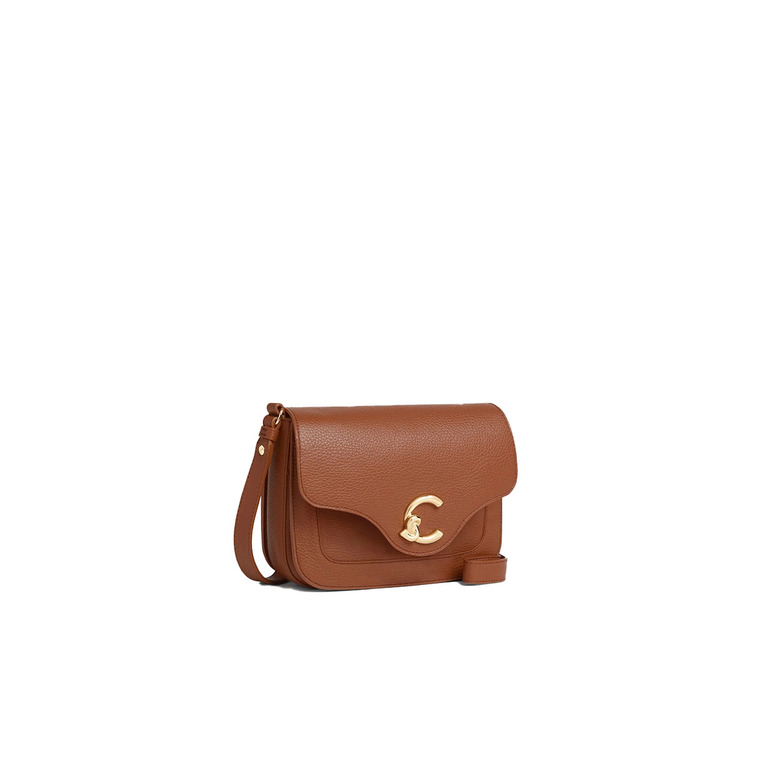 Coccinelle crossbody cognac 2