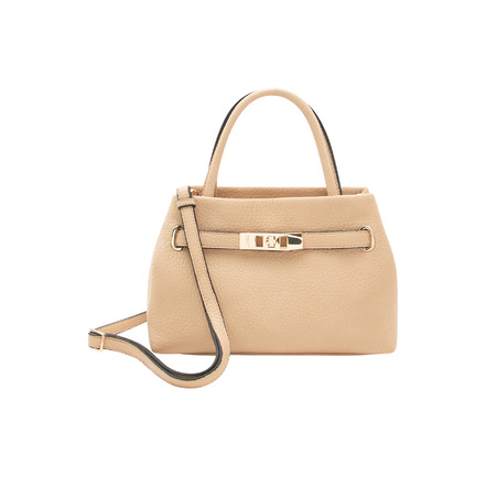 L.credi handtasche beige