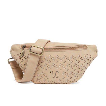Woomen Vegan bum bag lightbrown