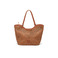 Woomen Vegan shopper camel 1