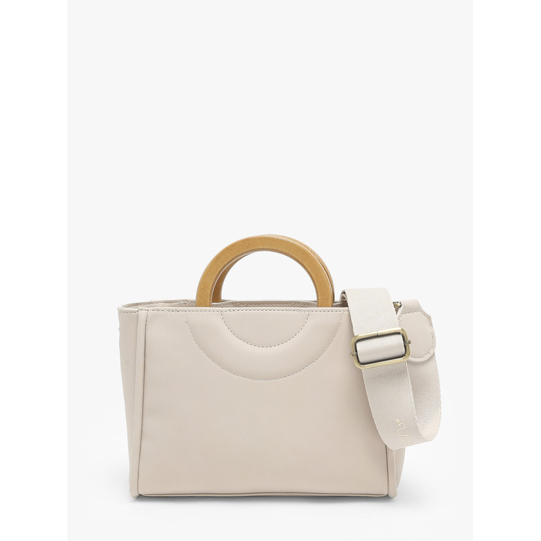 Woomen Vegan handtas ecru 4