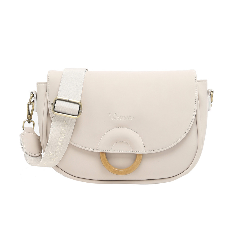 Woomen Vegan sac bandoulière ecru 1