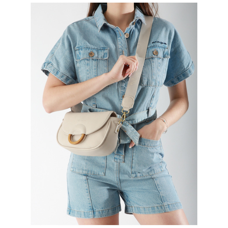 Woomen Vegan sac bandoulière ecru 3