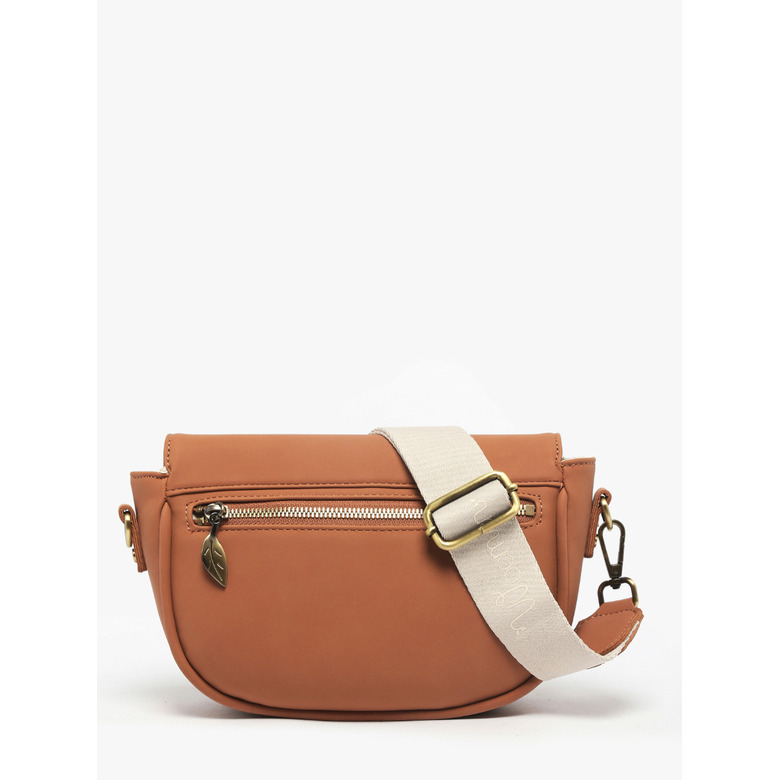 Woomen Vegan crossbody camel 4