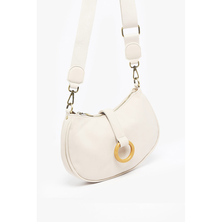 Woomen Vegan sac bandoulière ecru 2