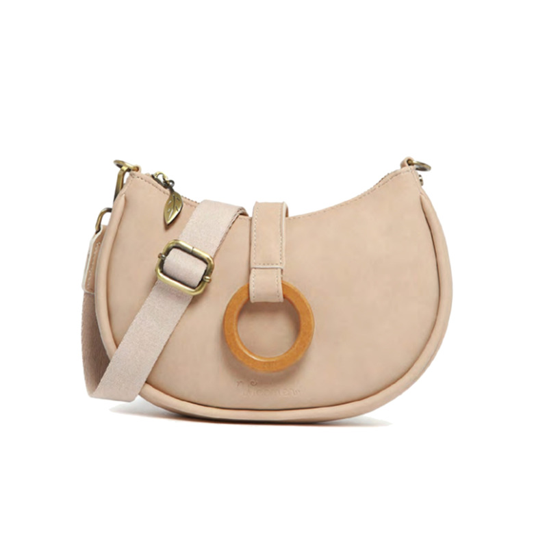 Woomen Vegan sac bandoulière beige 1