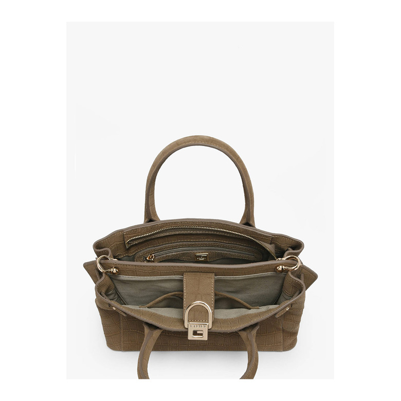 Etrier sac à main brun 3