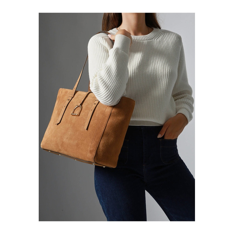 Etrier sac porté épaule camel 4