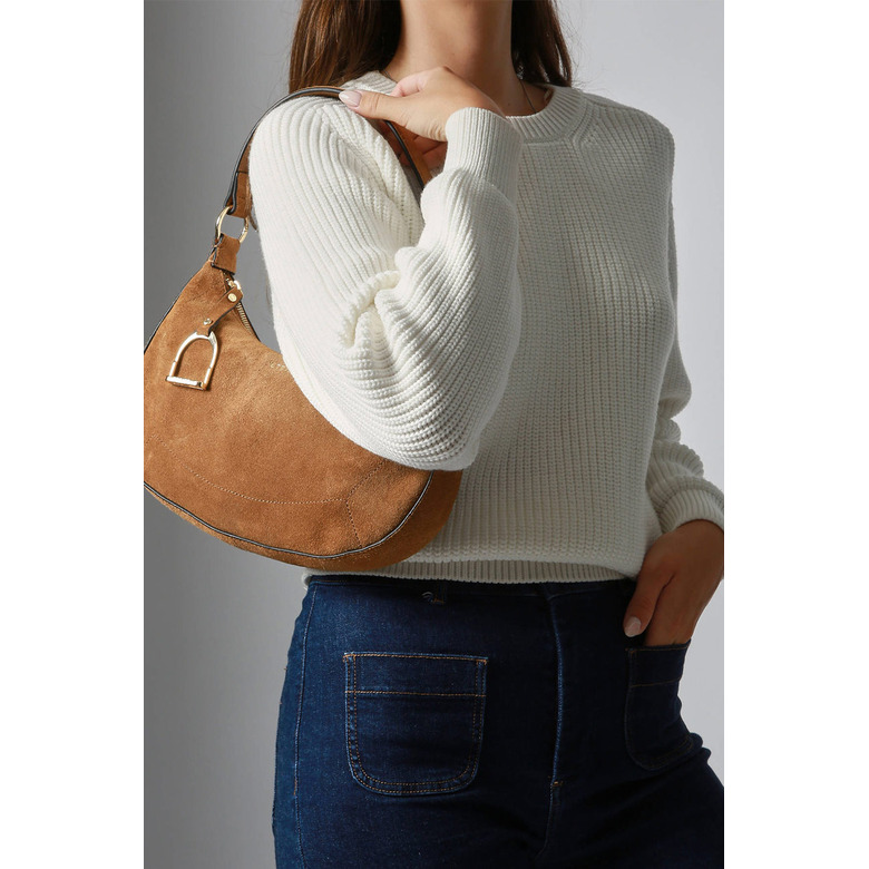 Etrier sac porté épaule camel 3