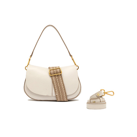 Gianni Chiarini schultertasche ecru