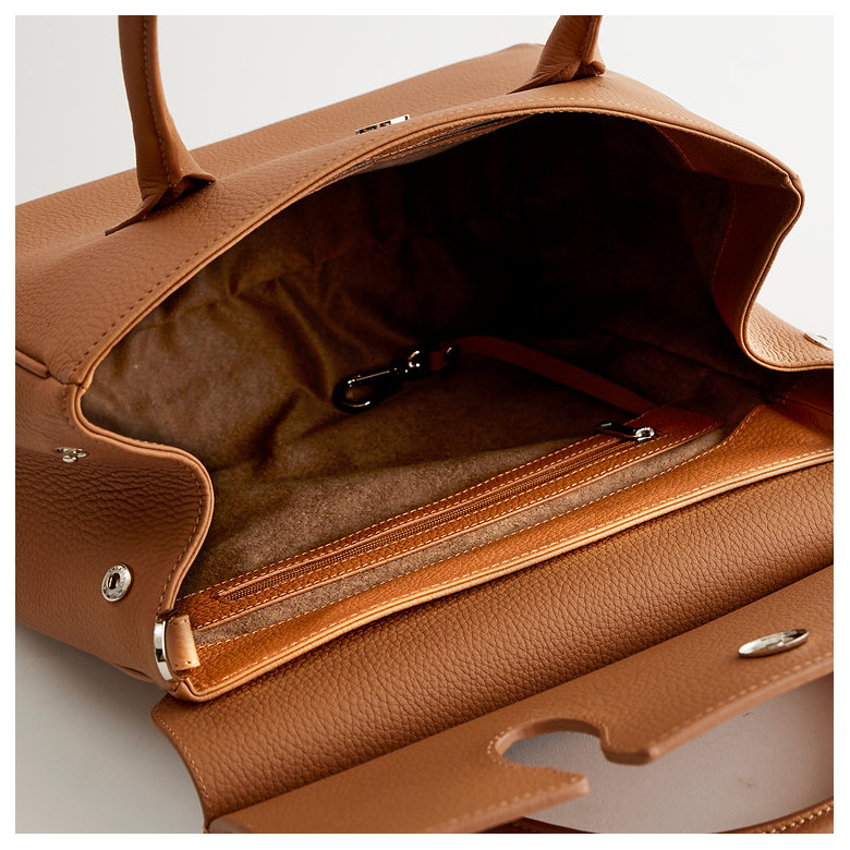 Nathan-baume sac à main cognac 3