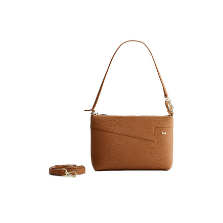 Nathan-baume sac bandoulière cognac