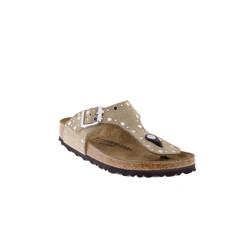 Birkenstock slippers taupe 2