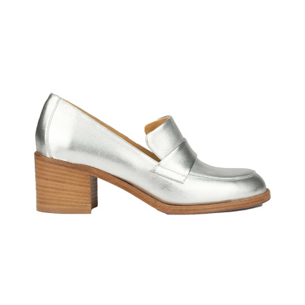 Atelier Content mocassins et loafers argent