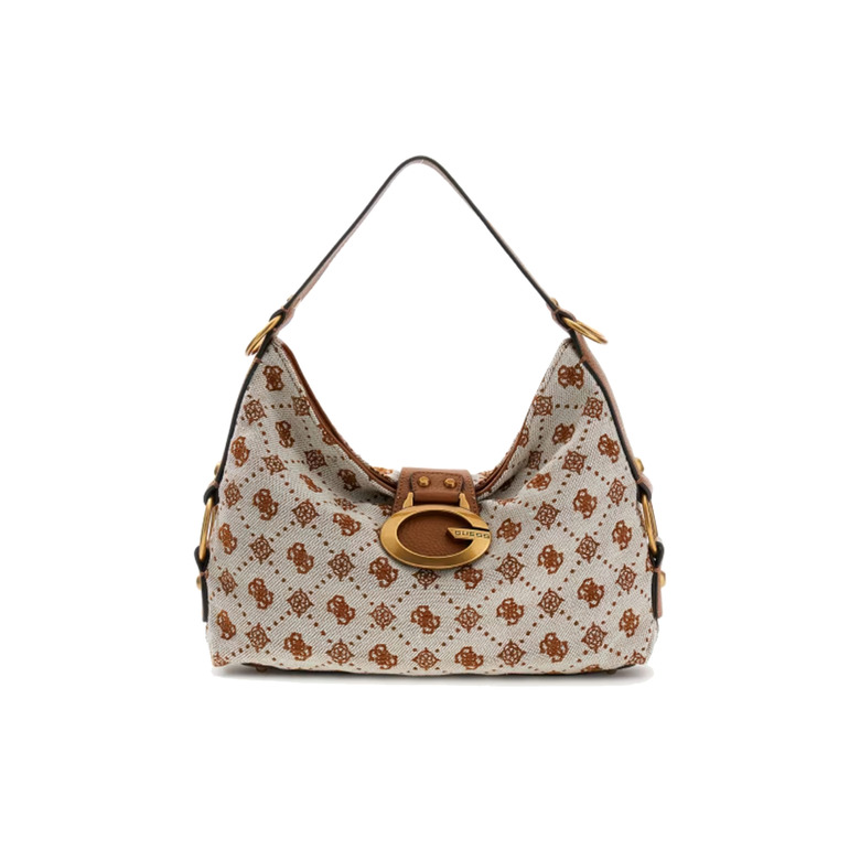 Guess shoulder bag cognac 1