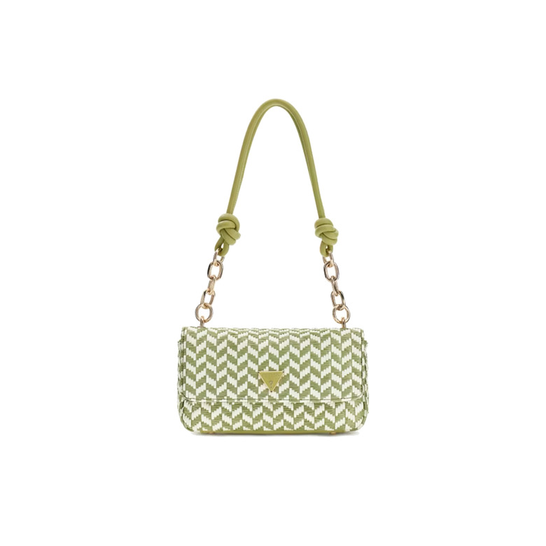 Guess sac porté épaule vert 1