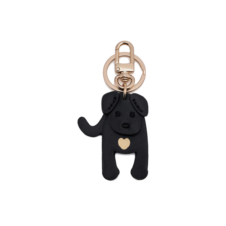 Seidenfelt bag charm black 1