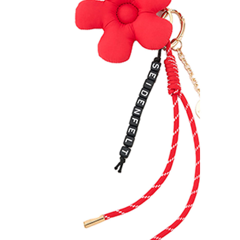 Seidenfelt bag charm red 2