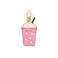 Seidenfelt bag charm pink 1