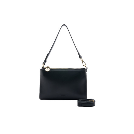 Seidenfelt shoulder bag black
