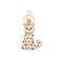 Seidenfelt bag charm beige 1