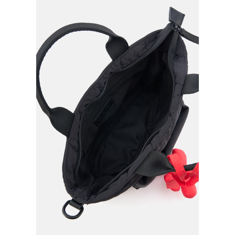 Seidenfelt handtasche schwarz 4