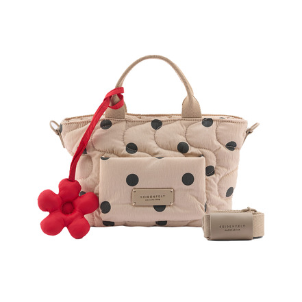 Seidenfelt handtasche rosa