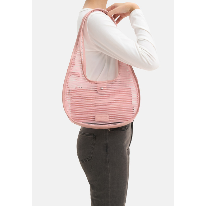 Seidenfelt schultertasche schwarz 5