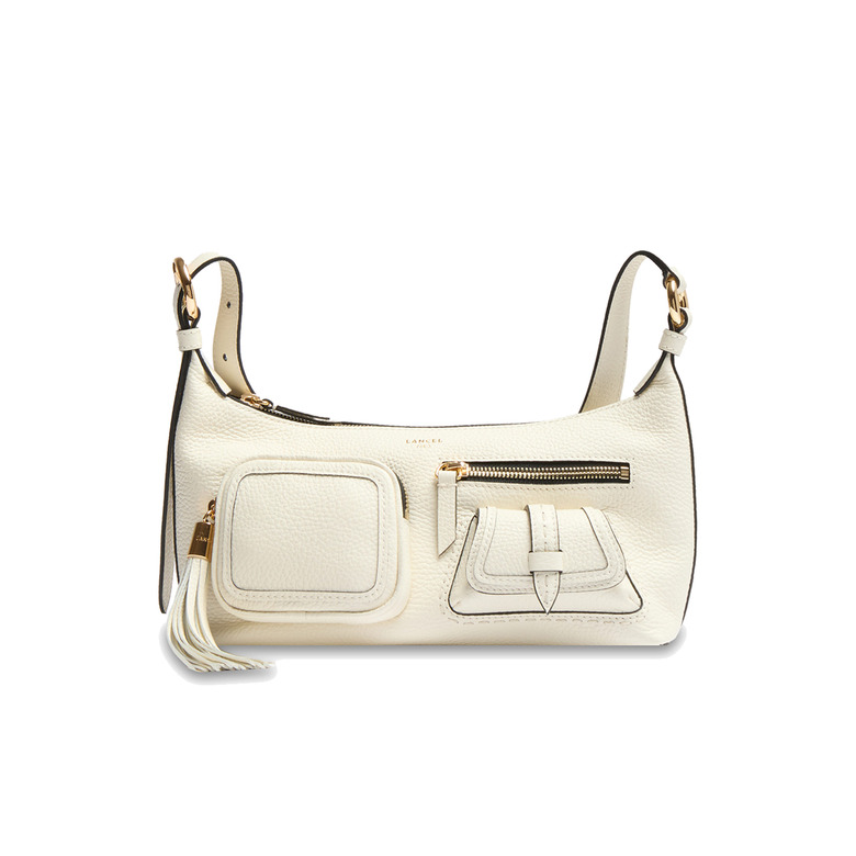 Lancel crossbody white 1