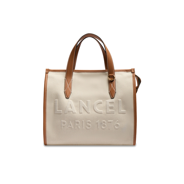 Lancel handbag ecru 1