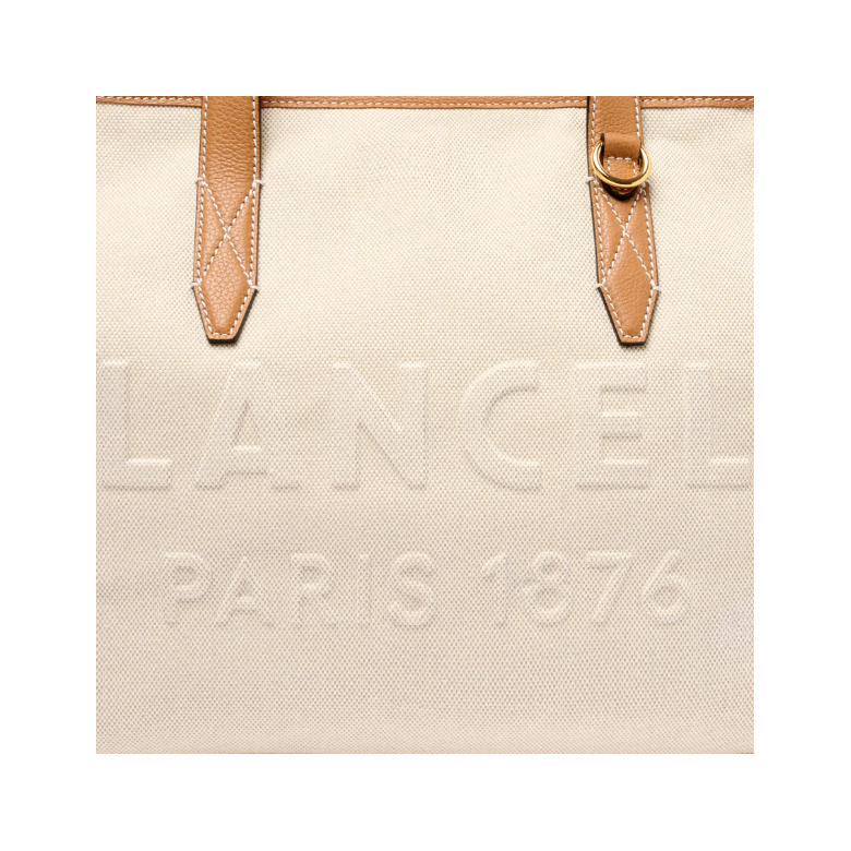 Lancel handbag ecru 4
