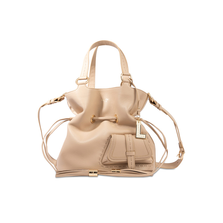 Lancel handtas beige 1
