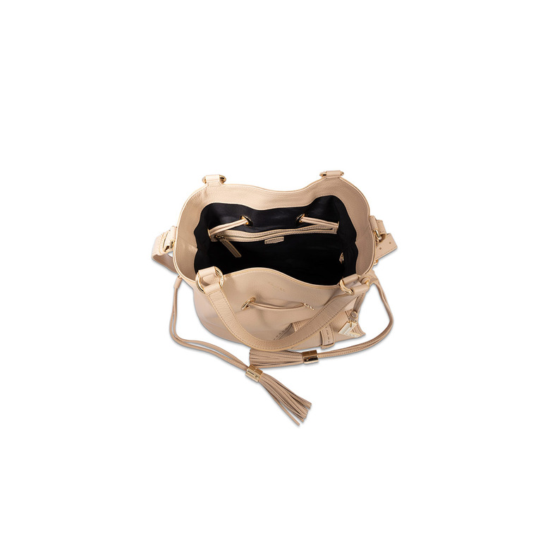 Lancel handtas beige 2