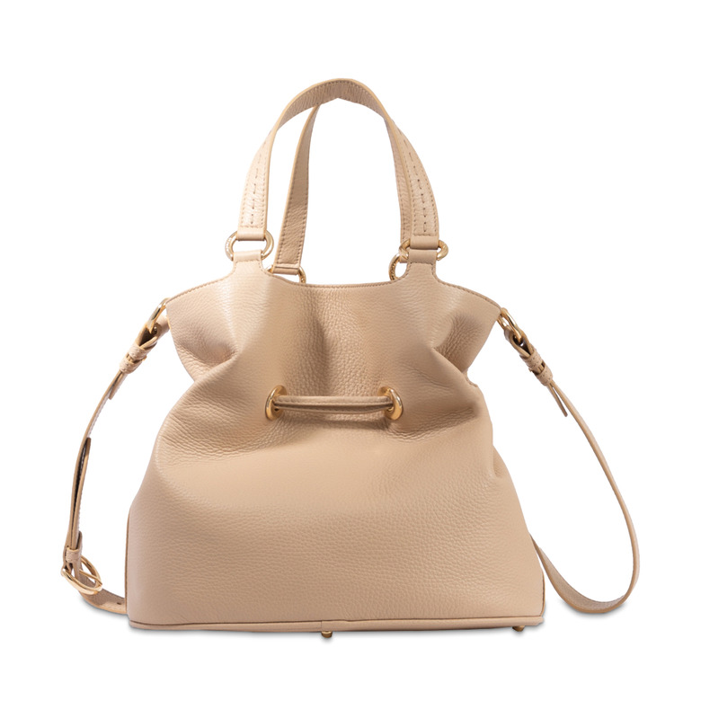 Lancel handtas beige 4