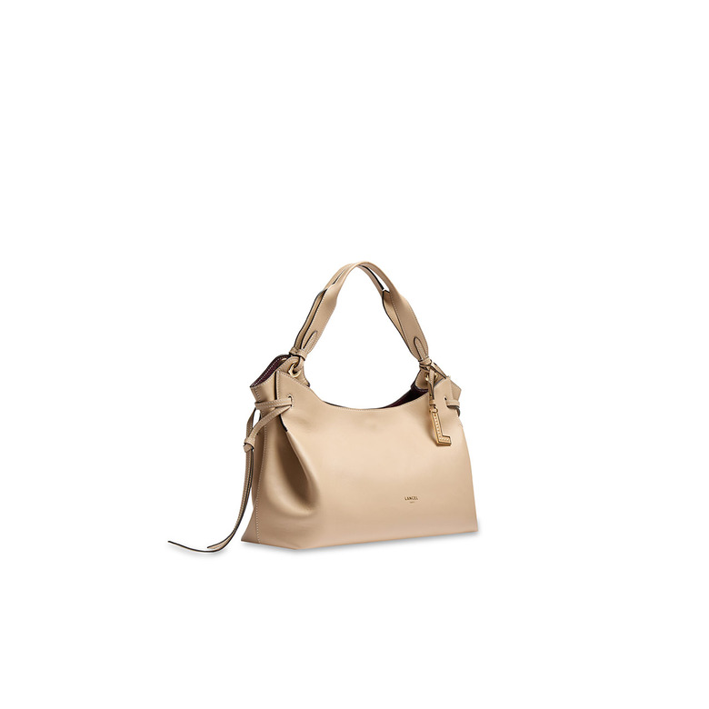 Lancel handtas beige 2