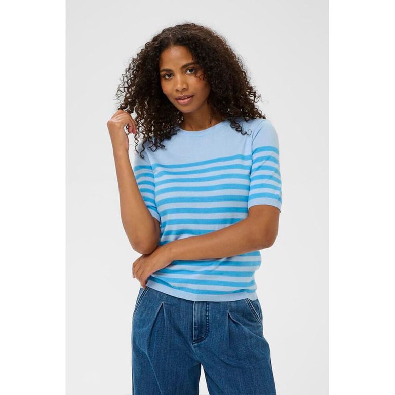 Kaffe pullover blau 2