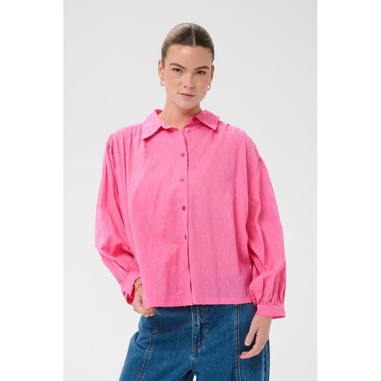 Kaffe blouse roze 2