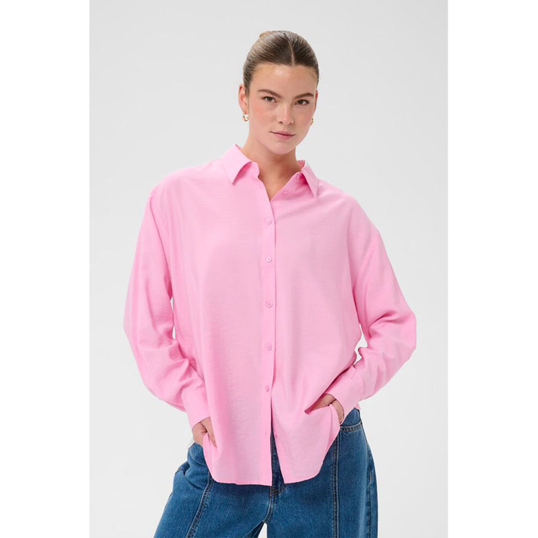 Kaffe blouse pink 2
