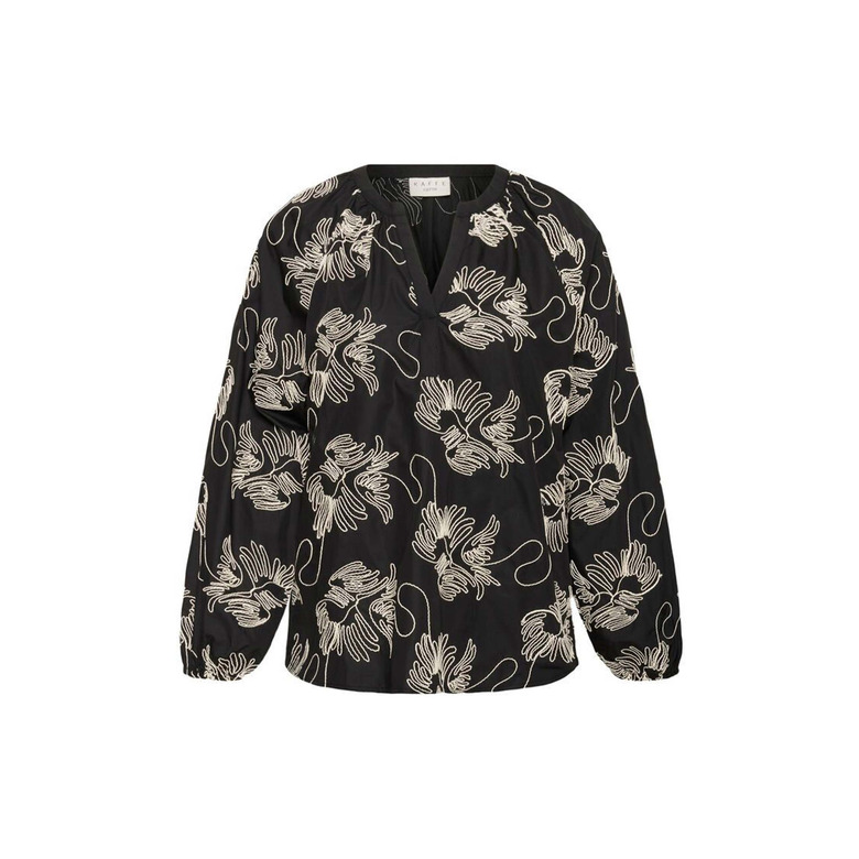 Kaffe Curve bluse schwarz 1