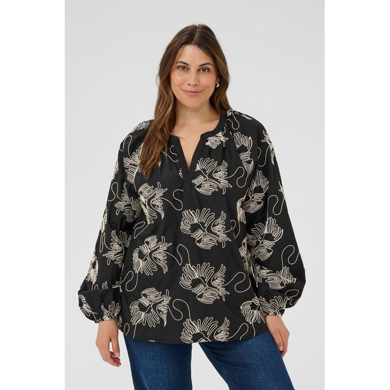 Kaffe Curve bluse schwarz 2