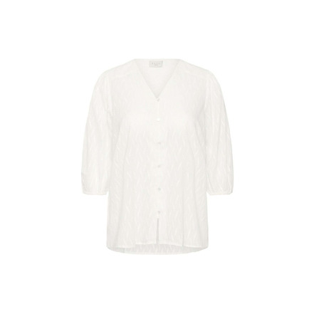 Kaffe Curve bluse ecru