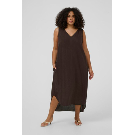 Kaffe Curve robe brun
