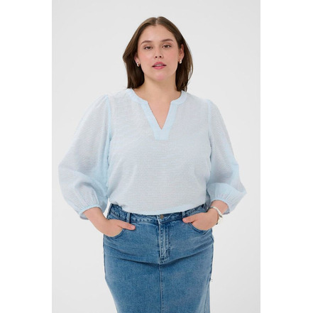 Kaffe Curve blouse blue
