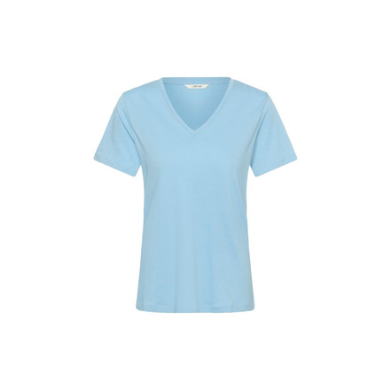 Cream t-shirt blauw