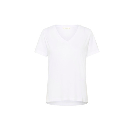 Cream t-shirt wit