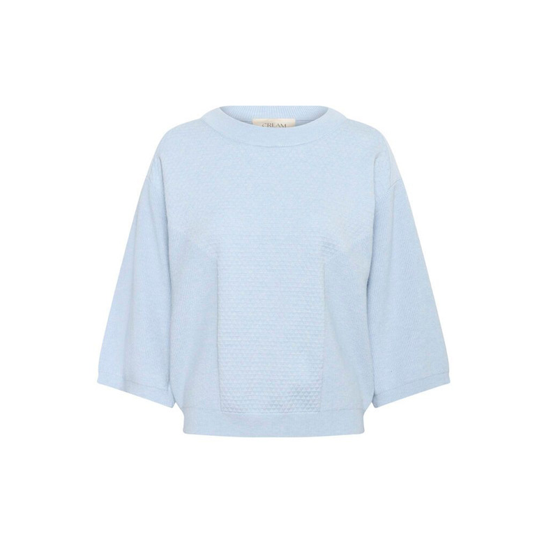 Cream trui blauw 1