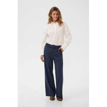 Cream broek 32 inch blauw