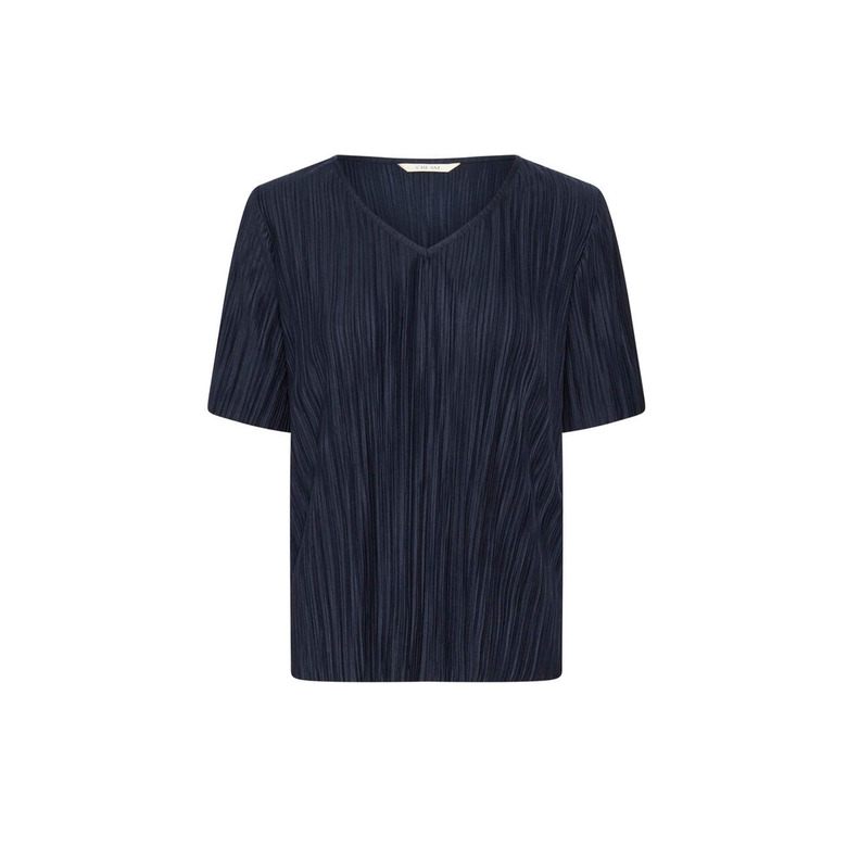 Cream blouse blauw 1