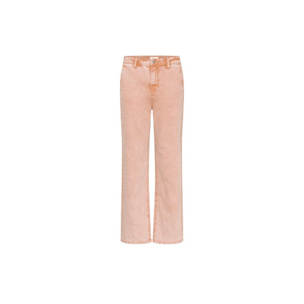 Cream jeans oranje